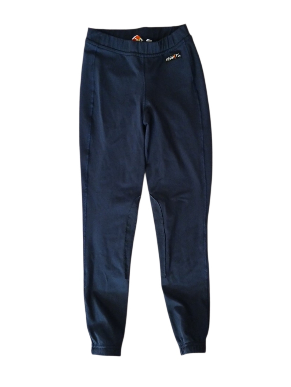 Kerrits‎ Riding Pants Girls Size Medium Blue Tights Equestrian Breeches Horse